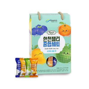 [품질보장] 국내산 한천으로 만든 4가지맛 한천젤리 종합세트