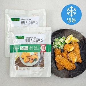 모노키친 통통 치즈 돈까스 (냉동) 350g, 2개 one option