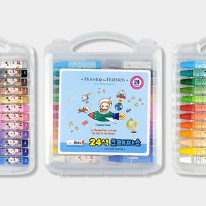 아이비스 6500 24색크레파스(FR)-블루 11973