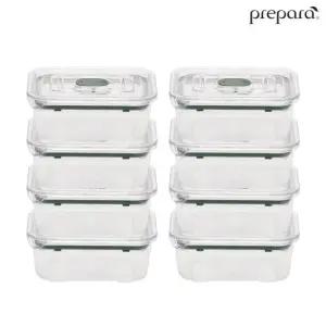 프리파라 브루클린 트라이탄 밀폐용기 밥팩 2호(460ml) x 8개