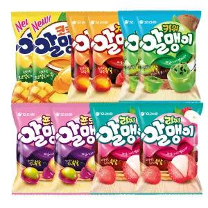 오리온 마이구미 포도알맹이+자두알맹이+포도알맹이+키위알맹이+리찌알맹이+코코망고알맹이 67gx각2개(총10개)