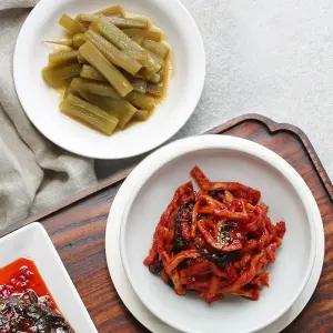 [품질보장][이광석장인]무말랭이1kg+궁채1kg 밥도둑 참기름 반찬 젓갈 대용량 밥맛