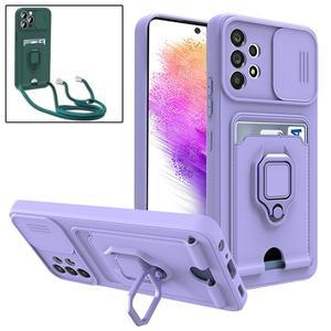 [모든지]갤럭시A36 5G 케이스/A366 카드포켓 렌즈 스마트링 크로스줄  범퍼