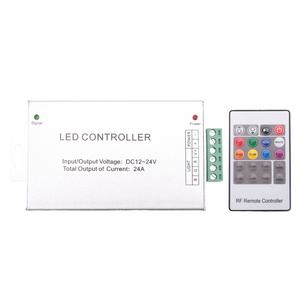 LED 컨트롤러 저압 RF 20 키 리모컨 RGB 라이트 바 디밍 12-24V