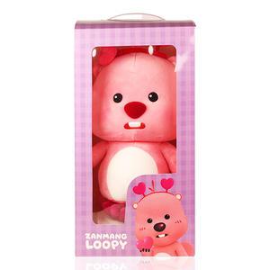 잔망루피 봉제인형 하트머리띠 35cm