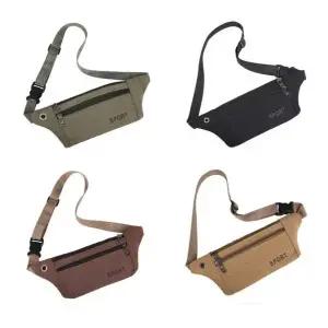 남자 여자 캔버스 힙색 여행용 파우치 슬링백 웨이스트백 핸드폰 가방 허리쌕