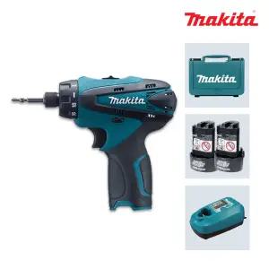 마끼다 DF030DWE 10.8V 1.5Ah x2팩 충전드라이버드릴세트 충전드릴 6.35mm 슬리브척