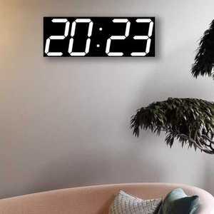 LED 벽걸이 대형 디지털 18인치 시계 사무실 자리 날짜 6자리