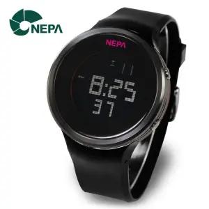 네파 군인 군대 패션 방수 마라톤 남성 전자시계 N232-블랙핑크