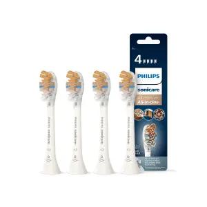 필립스 소닉케어 A3 프리미엄 올인원 칫솔모 화이트 4개입 HX9094/67
