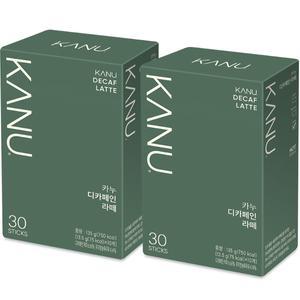 동서 맥심 카누 디카페인라떼 30T x 2개
