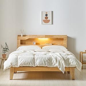 [기타]베아르 LED 평상 침대 프레임 SS Q