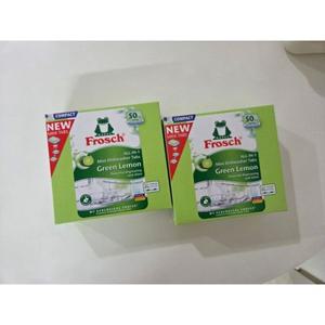 [프로쉬] new식기세척기세제 그린레몬 미니 50개입 2개 구성