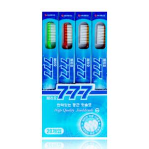 페리오 777 탄력있는 둥근 칫솔모 칫솔 20개