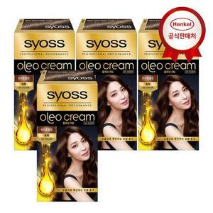 갤러리아 사이오스 올레오크림 새치염색약 4-N 리치초콜릿 x 4개