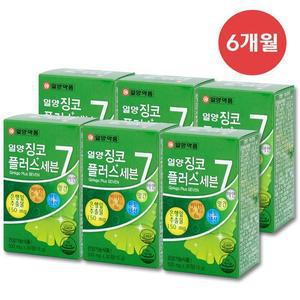 일양약품 징코플러스 세븐 500mg x 30정 x 6박스 TWL