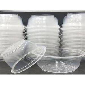 일회용 플라스틱 밥그릇 그릇 용기 반찬 포장 냉면용기 초밥 배달 둥근 식당 업소용
