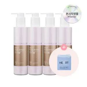 [질경이] 홈쇼핑 부문 1위 여성청결제 데일리 에코아 워시 골드젤 200ml x4개+팬티라이너(20개입)