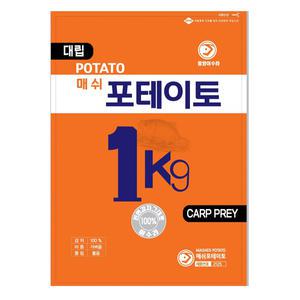 중앙어수라 매쉬포테이토 대용량 1k 부더운입자로 다른떡밥과도 호완성이좋습니다