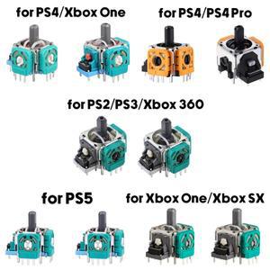 3D 아날로그 조이스틱 축 전위차계 PS2 PS3 PS4 PS5 Xbox One 시리즈 Xbox 360 게임패드 썸스틱 수리 부품