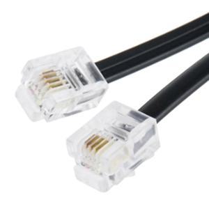 유선전화기 선연결 6P4C 케이블 양쪽숫놈 10미터 긴케이블