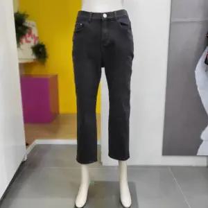 백 밴딩 자수 레터링 배기  기모)청바지 BADPA6441 BB_DJ