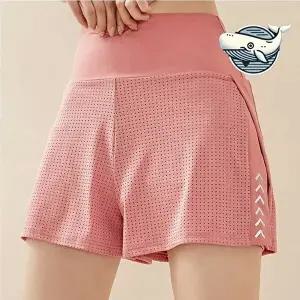 하이웨스트 통기성 요가 반바지 여성 멀티 운동-WFH2Y5Z