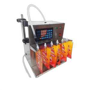 스파우트 파우치 기계 정량 소분 충진기 주입기 즙