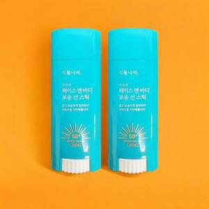 식물나라 산소수 페이스앤바디 보송선스틱 30g+30g 더블기획 x2SET (AD)