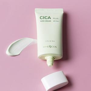 [이엔코스] 눈시림 백탁없는 톤업 시카플러스 3중기능성 선크림 50ml/미백/주름/자외선차단