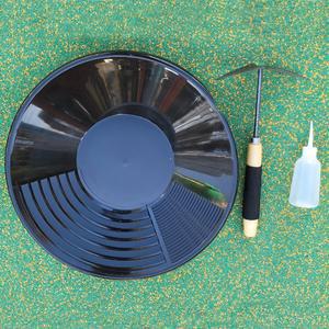 사금 채취 장비 도구 세트 3종 [프리미엄 패닝 팬 접시 금 골드 캐기 웃긴 친구 선물 금을 줍자 추출 소품]