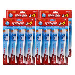CJ라이온 닥터세닥 슈퍼슬림 칫솔 4입 극세모 4개