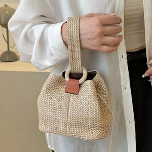 라탄 밀짚 손가방 복조리백 가벼운 여성가방 에코백 숄더백 토트백