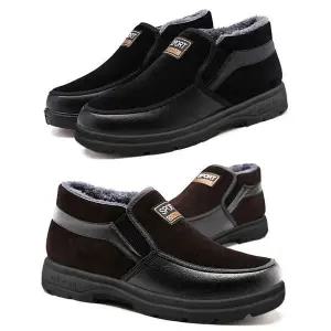 [하프클럽/]추운 겨울철 따스한 안감 털 방한 구두스타일 운동화