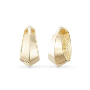 18k 사선 엣지 링귀걸이_소