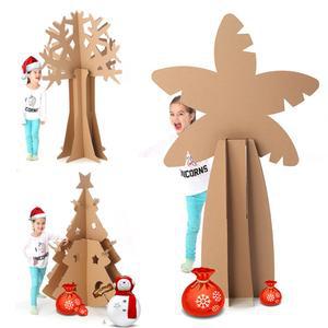 만들기 공연 트리 나무 퍼즐 종이 소품 대형 DIY 페이퍼
