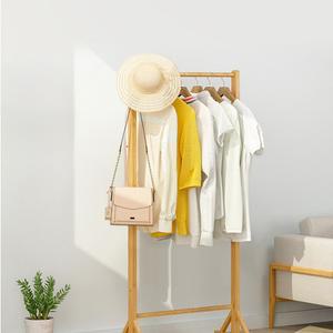 심플 대나무 원목 행거 원룸헹가 옷방 헹거 나무 행가 우드행거 옷방행거 소형행거 작은행거 일자행거