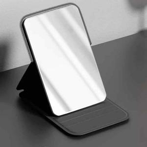 고품질 휴대용 접이식 거울 각도조절 스탠드 핸드 겸용 거울 탁상스탠드거울 작은거울 (WFI19II)