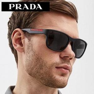 프라다 선글라스 PS-01US-DG05S0 59mm 리네아로사 빅사이즈 뿔테 골프 등산 OPS 01US