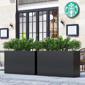 정원 직사각형 대형 플랜트박스 시멘트 대형화분 높이 100x30x60 옥상 60cm 토분 30 거실대형 가로 세로