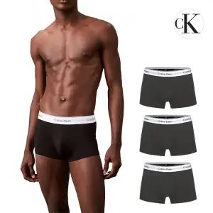 캘빈클라인 CK 언더웨어 코튼 스트레치 남자 드로즈 사각팬티 속옷 3매 세트 NB4389-UB1