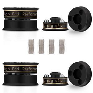 오디오 절연 피트 턴테이블 스피커 스테인레스 스틸 볼 및 미끄럼 방지 디자인, 서브 우프용