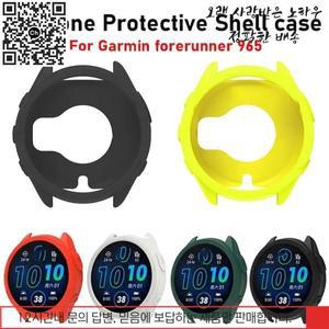 고무링 Garmin Foreruner 965 용 소프트 실리콘 케이스 다채로운 쉘 범퍼 프레임 시계 보호대 액세서리 신