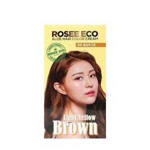 로제 에코 알로에 헤어칼라크림 C8 밝은황갈색