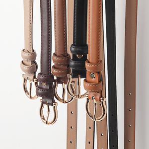 현앤미 골드버클 여성 소가죽 슬림벨트 정장 원피스 청바지 여자 허리띠