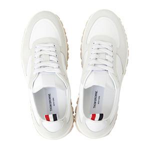 [롯데백화점]톰브라운 [톰브라운] MFD277A 05584 107/ 레터맨 케이블 니트 솔 화이트 스니커즈