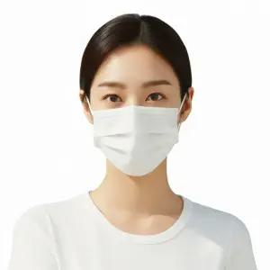 클린손케어 국산 KFAD 비말차단 일회용 덴탈마스크 (대형 블루) 100매