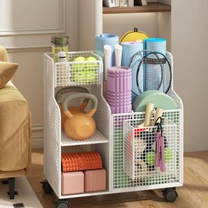 요가매트 바구니 스튜디오 정리함 거치대 운동기구 소도구