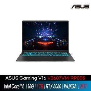 ASUS GAMING V16 V3607VM-RP005  윈11 SSD 1TB  // i5/16G/  RTX5060  /GI