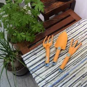 (약 28cm) 플라스틱 모종삽 3종 셋트/가정용/원예삽/가족용/긴손잡이/꽃삽/다용도/다육이/분갈이/대형/모종